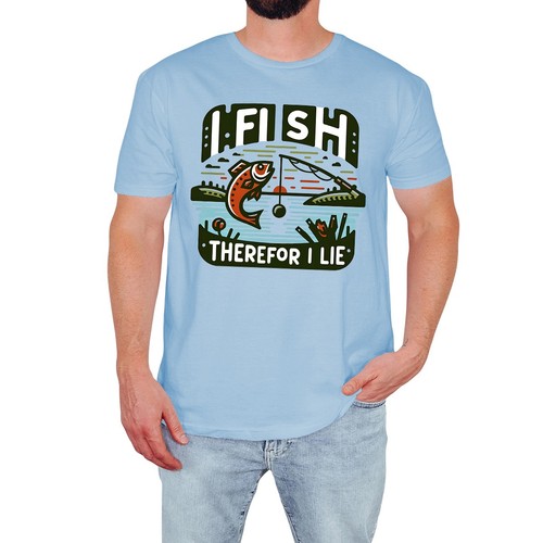 Lustiges angeln herren shirt - lustiges, t-shirt