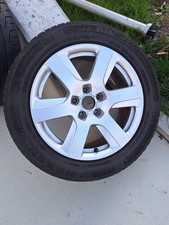 Original Audi A6 4G 17 Zoll Winterräder 4G0601025A 225/55R17 Winterreifen 7 mm