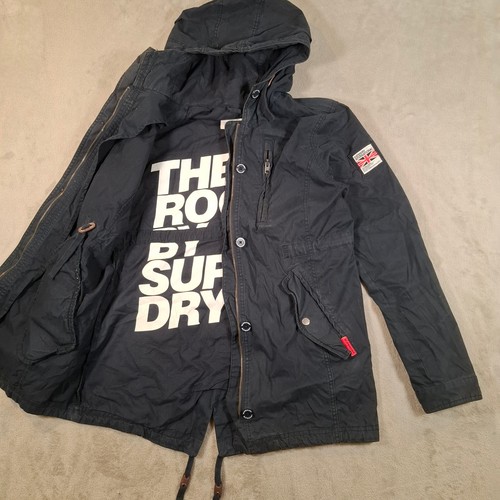 Superdry parka damen navy - superdry,