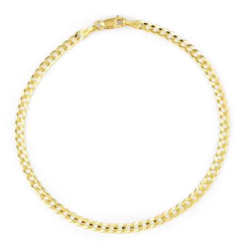 10k gelbgold solide - solide, 3mm