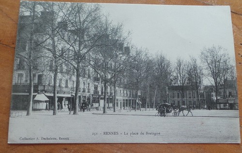 Cpa rennes place - la,