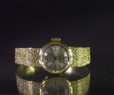 Damen Armbanduhr - 14 K / 585er Gelbgold - Preziosa Swiss - Schmuckuhr