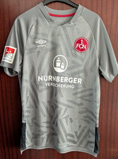 Trikot1.FC Nürnberg - Schleusener - Fußball FCN Club Gr.M Auswärts Umbro - Grau