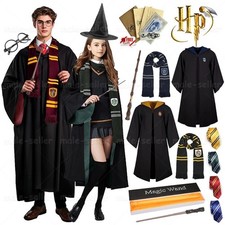 Harry Potter Kostüm Robe Mantel Umhang Krawatte Gryffindor Slytherin Ravenclaw