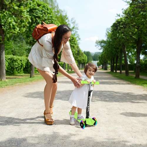 Kinderroller scooter led - kinderroller,
