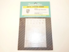 Sticker métal logo PORSCHE 1/43 1/24 1/18