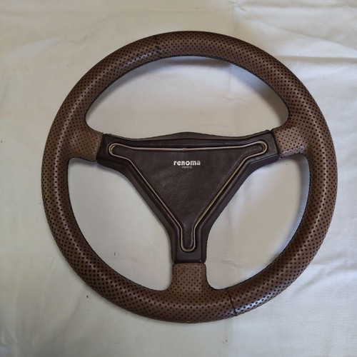 Renoma lenkrad braun leder - braun,