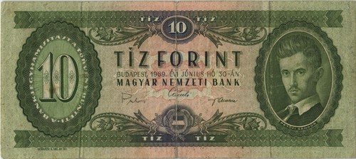 Ungarn hungary lot 4 noten - /,
