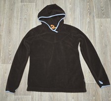 Elkline Damen Kapuzen Fleecepullover Hoodie Gr.44 Braun Topzustand