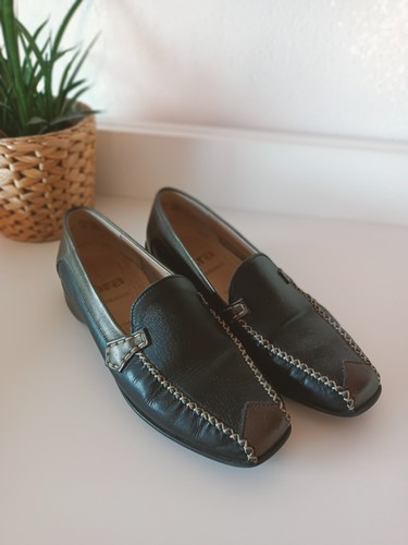 Ara leder slipper mokassin - leder,