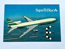 Luftfahrt Fluggesellschaft Postkarte CATHAY PACIFIC LOCKHEED TRISTAR