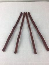 ROT- Holz Figur Frau Tribal Art Afrika/Kongo Rückenkratzer Vintage Schnitzerei