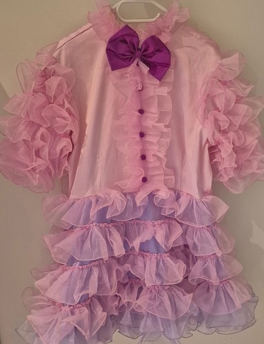 Sissy satin rüschen - satin, kleid
