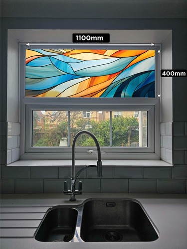 Buntglas fensterfolie - buntglas,