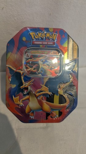 Pokemon tin box mega - mega, glurak