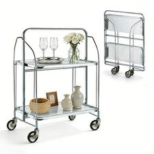 Edelstahl Servierwagen