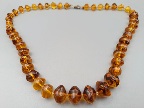 Edle vintage bernstein - bernstein, kette