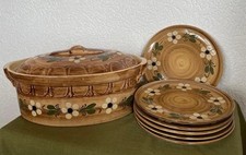  Vintage Steingut Geschirr /