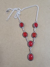 Koralle Edelstein Kette