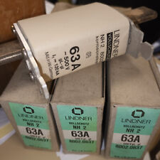 Lindner Vollschutz NH2 63A Sicherungseinsatz  63 Ampere NH 2 Messersicherung bil