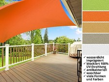 Sonnensegel | Wasserabweisend | viele Farben, Größen und Formen