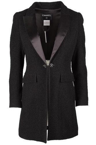 Chanel wolljacke schwarz - wolljacke,