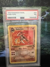 PSA 7 Kabutops Pokemon Fossil 1999 Eng Non Holo