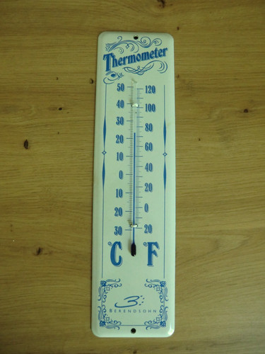 Emaille berendsohn thermometer - emaille,