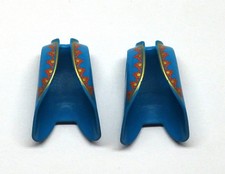 2 x GARDE REITER MANTEL TÜRKIS GOLD ROT PLAYMOBIL zu Garde ACW Pirat Feiner Herr