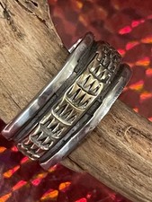 Navajo Silberring, Vergoldet 
