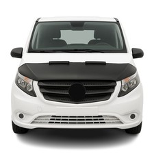 Haubenbra Steinschlagschutz für Mercedes Vito W447 2014-2025 Schwarz Halb