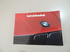 BMW E30 3er 316i 318 i is 320 i Cabrio 325 i Cabrio iX 324 d td  Instruktionsbok