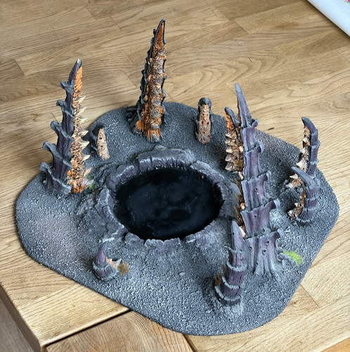 Tyranid terrain digestion pond - terrain,
