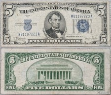 Silver Certificate: 5 Dollars