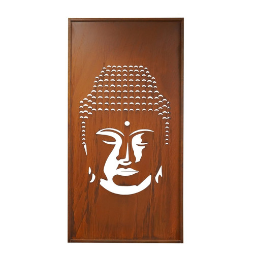 Buddha parawand aus edelrost - buddha,