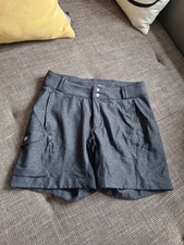 Vaude Damen Radhose Gr. 36/XS herausnehmbare Gepolsterte Einsatzhose Grau Stretc