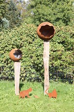 Rostkugel Pflanzkugel Edelrost