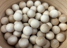 500 Stk. Holzkugeln Buche massiv ohne Bohrung natur Ø 16 mm Holzkugel