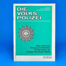 Die Volkspolizei 8-1985 VP DDR-Zeitschrift Lada 2107 Renault R9 Kyritz Jessen