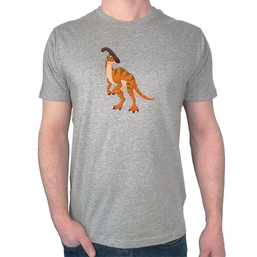Herren shirt parasaurolophus - t-shirt,