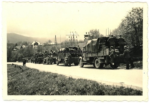 Orig foto lkw kolonne - orig.,