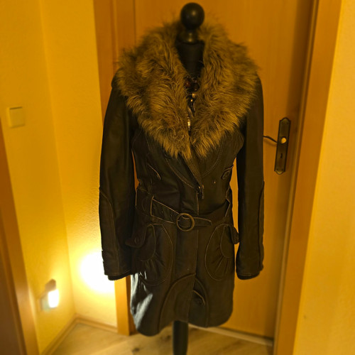 Vera moda damen mantel - vera, braun