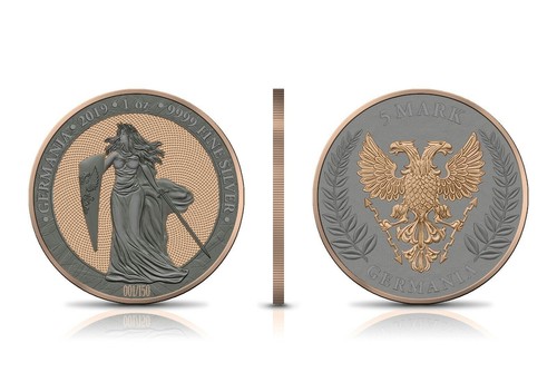 2019 deutschland mark - 5, 1oz