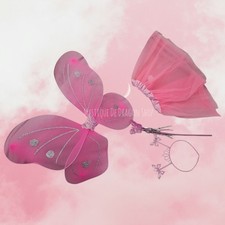 Feen Kostüm Pinke Flügel