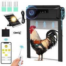 Alu Hühnerklappe Automatik