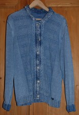 Strickjacke Jeansoptik Jeansjacke Vintage Danish Design