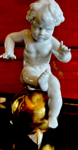 Porzellan figur engel auf - porzellan,