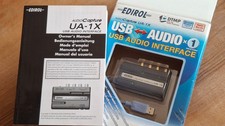 EDIROL USB audio interface UA-1x Handbuch Originalverpackung, wie neu