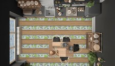 3D Holzgras 168 Fußboden