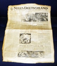 DDR Zeitung NEUES DEUTSCHLAND